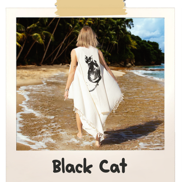 Black Cat Beach Dress