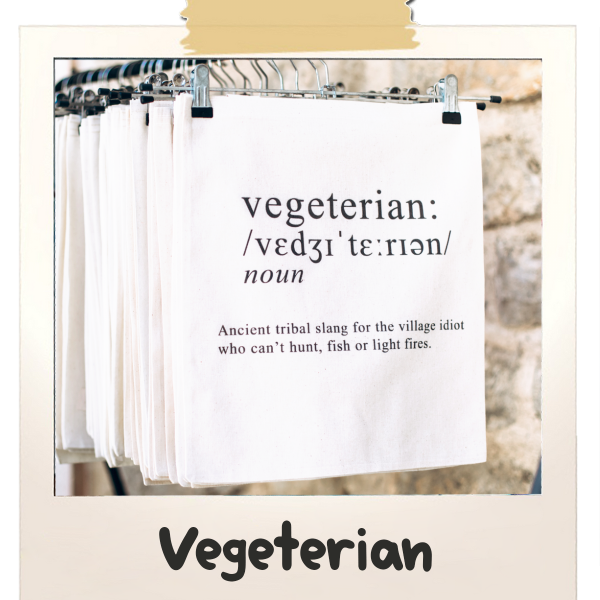 Vegetarian Tote Bag