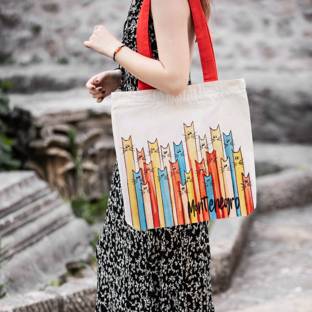 pencil Cats bag with zipper