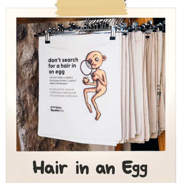 Hair in an Egg Tote Bag