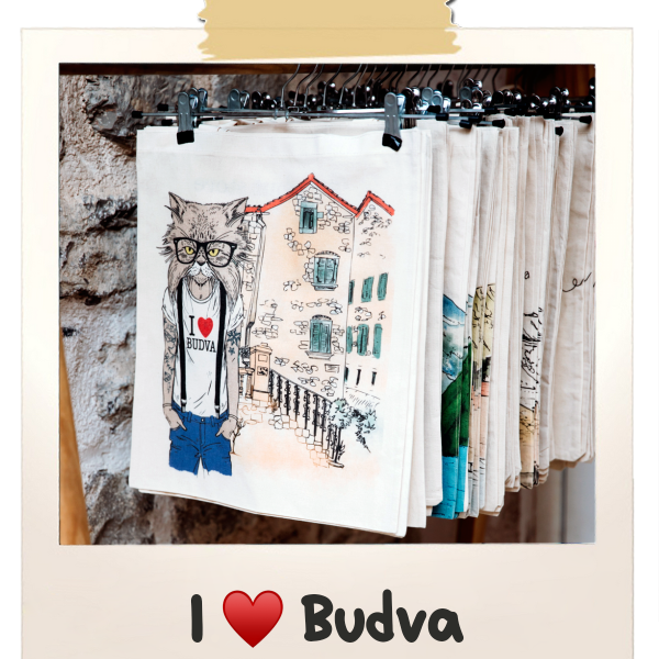I Love Budva Tote Bag