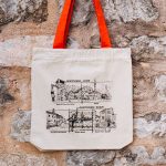 Bag with a zipper Landmarks