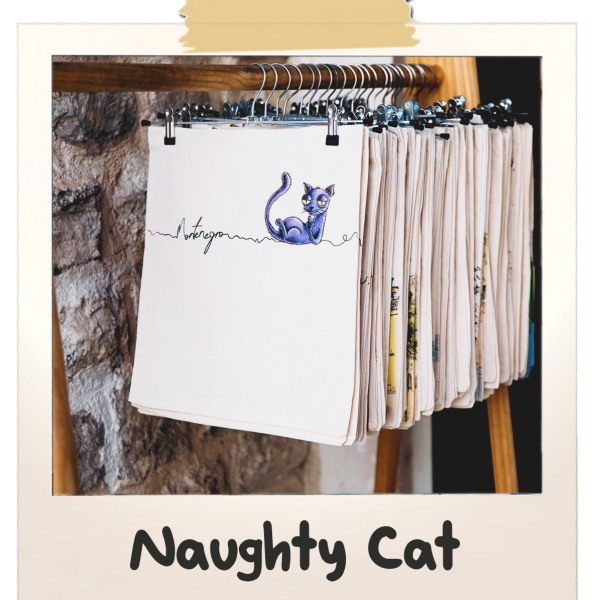 Naughty Cat Tote Bag